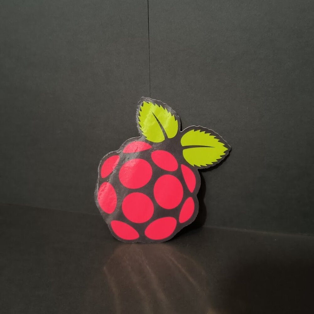 Raspberry Pi Sticker Logo Vinyl Decal (2 Pack)